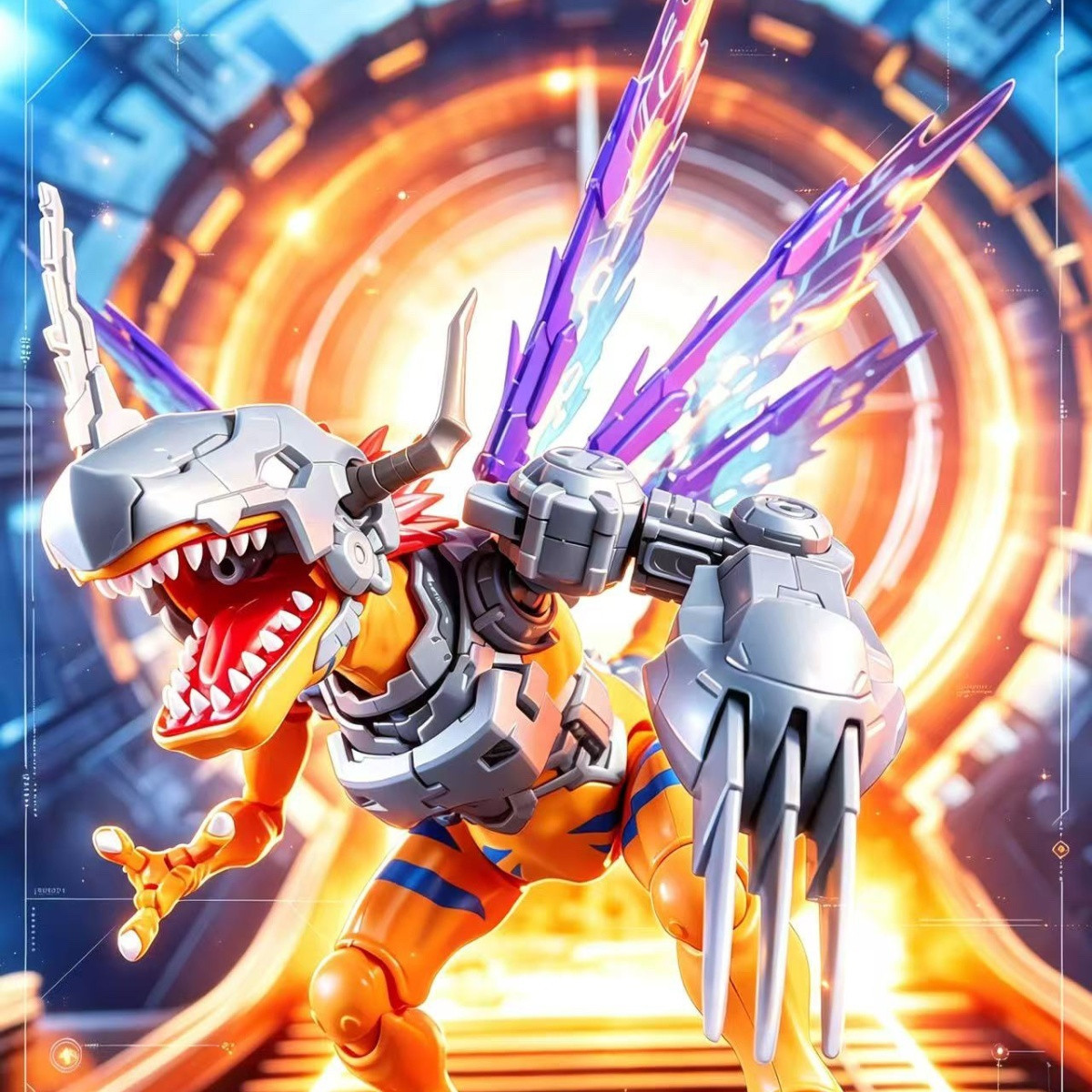 Bandai Gundam Hg - Modello Jws KO FRSDigimon Metal Greymon,